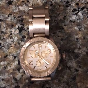 Gold Nixon Watch